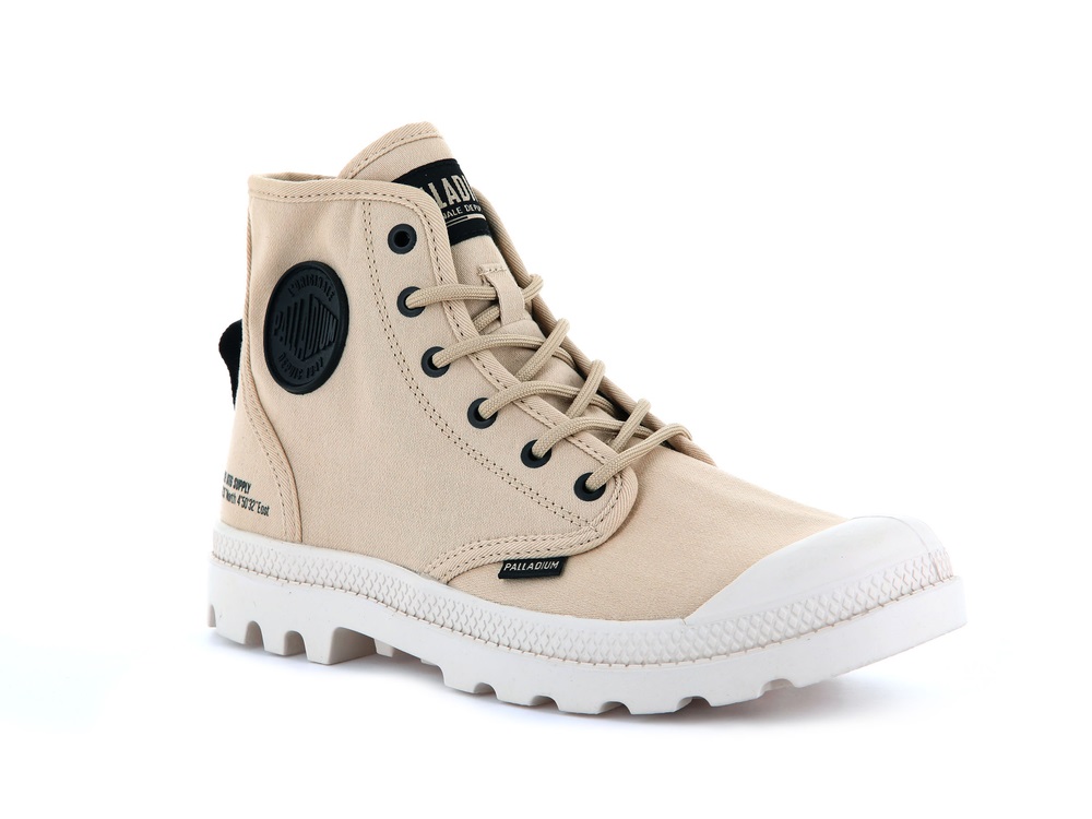 Botas Palladium PAMPA HI HTG SUPPLY Hombre Desert | Costa Rica-45280